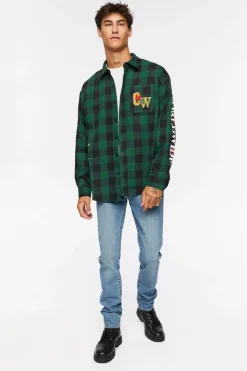 Culture Graphic Plaid Shirt