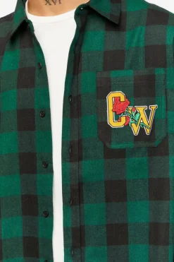 Culture Graphic Plaid Shirt