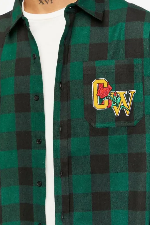 Culture Graphic Plaid Shirt