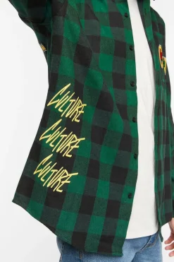 Culture Graphic Plaid Shirt