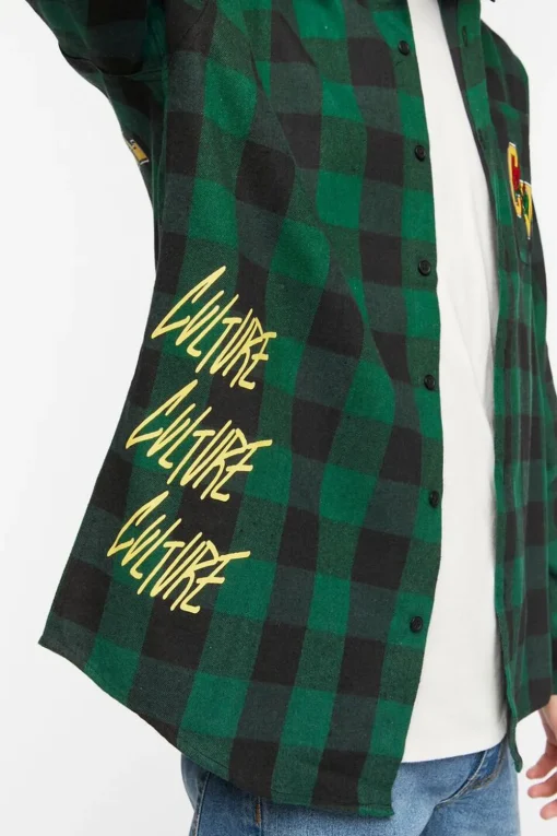 Culture Graphic Plaid Shirt