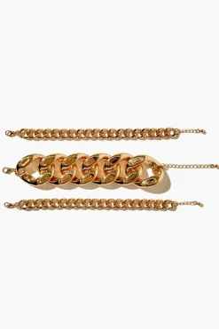 Curb Chain Bracelet Set