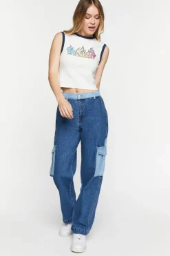 2 Cute 4 U Graphic Muscle Tee
