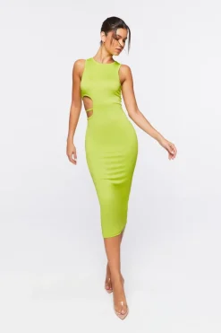 Cutout Bodycon Midi Dress