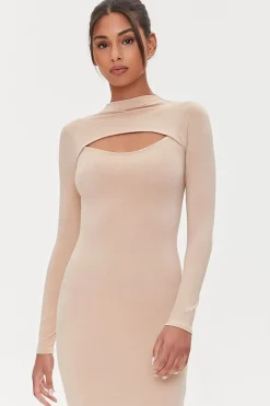 Cutout Bodycon Midi Dress