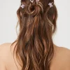 Cutout Butterfly Hair Clip Set