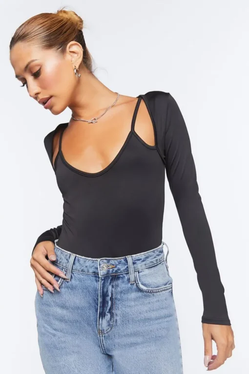 Cutout Cami Bodysuit