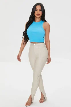 Cutout Cropped Tank Top