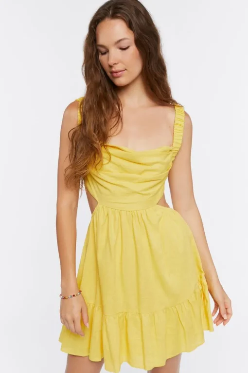 Cutout Fit Mini Dress