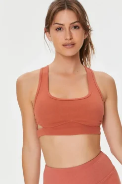 Cutout Longline Sports Bra