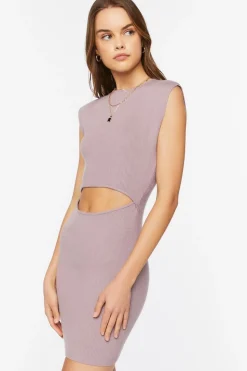 Cutout Mini Sweater Dress