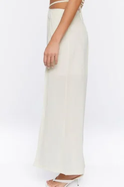 Cutout M-Slit Maxi Skirt