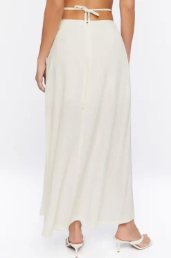 Cutout M-Slit Maxi Skirt