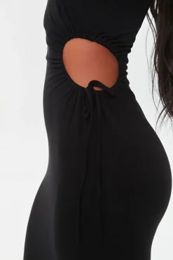Cutout One-Shoulder Bodycon Dress