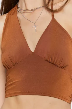 Cutout One-Shoulder Crop Top