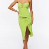 Cutout O-Ring Cami Dress