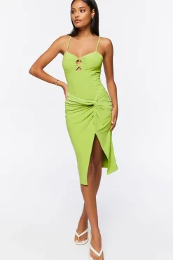 Cutout O-Ring Cami Dress