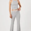 Cutout Strappy Flare Pants