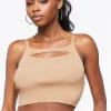 Cutout Sweater-Knit Cropped Cami