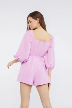 Cutout Tie-Front Romper