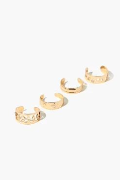 Cutout Toe Ring Set