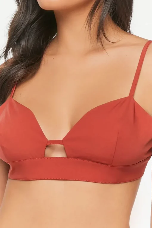 Cutout Triangle Bralette