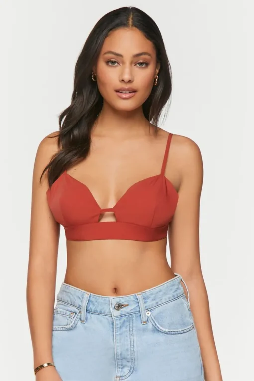 Cutout Triangle Bralette