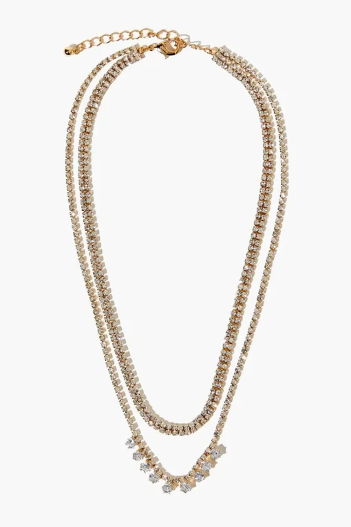 Cz Layered Necklace