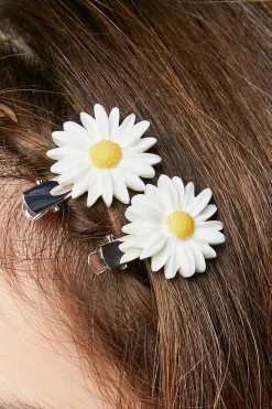Daisy Hair Clip Set