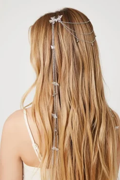 Dangling Butterfly Hair Chain
