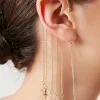 Dangling Cross Ear Cuff