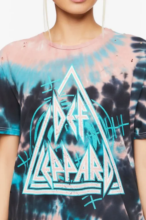 Def Leppard Graphic Tie-Dye Tee