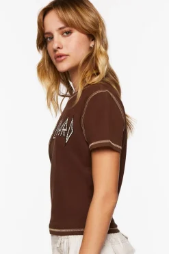 Def Leppard Studded Graphic Baby Tee