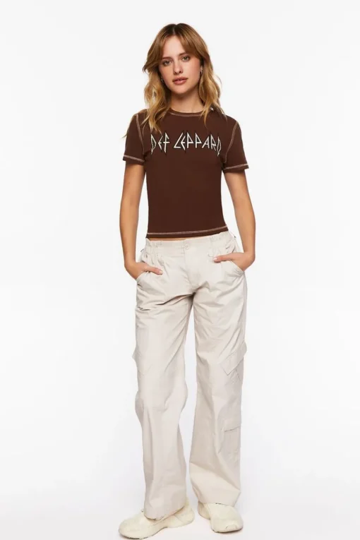 Def Leppard Studded Graphic Baby Tee