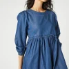 Denim Babydoll Dress