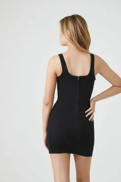 Denim Bodycon Mini Dress