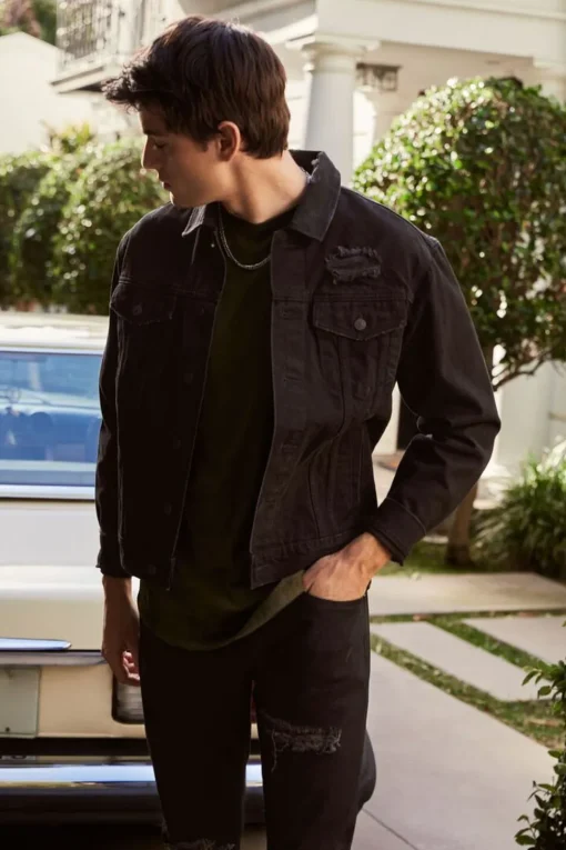 Denim Button-Up Jacket