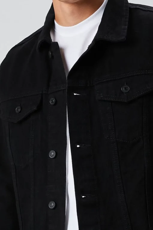 Denim Button-Up Jacket