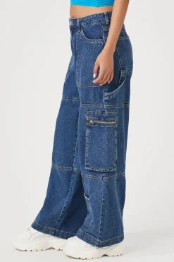 Denim Cargo Jeans