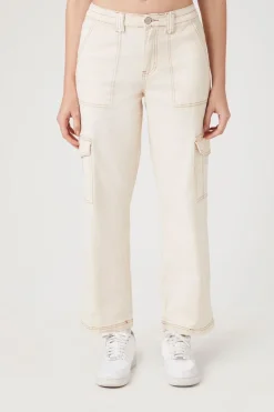 Denim Cargo Pants