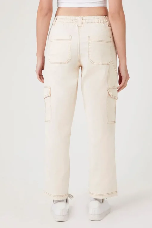 Denim Cargo Pants