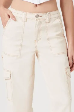 Denim Cargo Pants