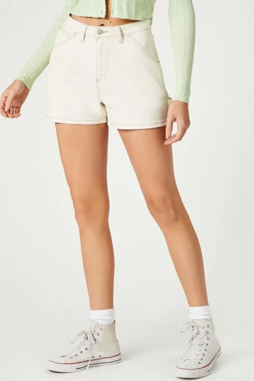 Denim High-Rise Shorts