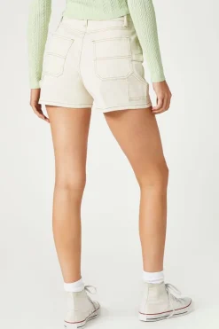 Denim High-Rise Shorts