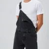 Denim Overall Shorts