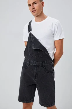 Denim Overall Shorts