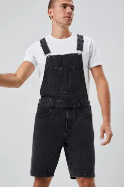 Denim Overall Shorts