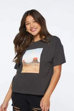 Desert Graphic Drop-Sleeve Tee