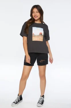 Desert Graphic Drop-Sleeve Tee
