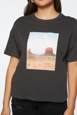 Desert Graphic Drop-Sleeve Tee